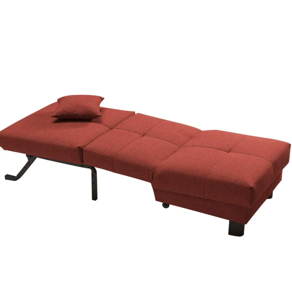 Wohnen Sofas<Dunkelroter Sessel mit Bettfunktion - Vionory
