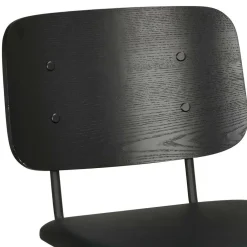 Wohnen Sitzgruppe<Dunkle Essgruppe im Skandi Design - Casna (siebenteilig)