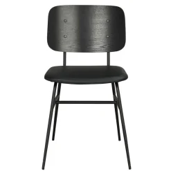 Wohnen Sitzgruppe<Dunkle Essgruppe im Skandi Design - Casna (siebenteilig)