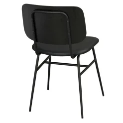 Wohnen Sitzgruppe<Dunkle Essgruppe im Skandi Design - Casna (siebenteilig)