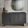 Wohnen Sideboards<Dunkles Design Sideboard 160 cm breit - Dreamings