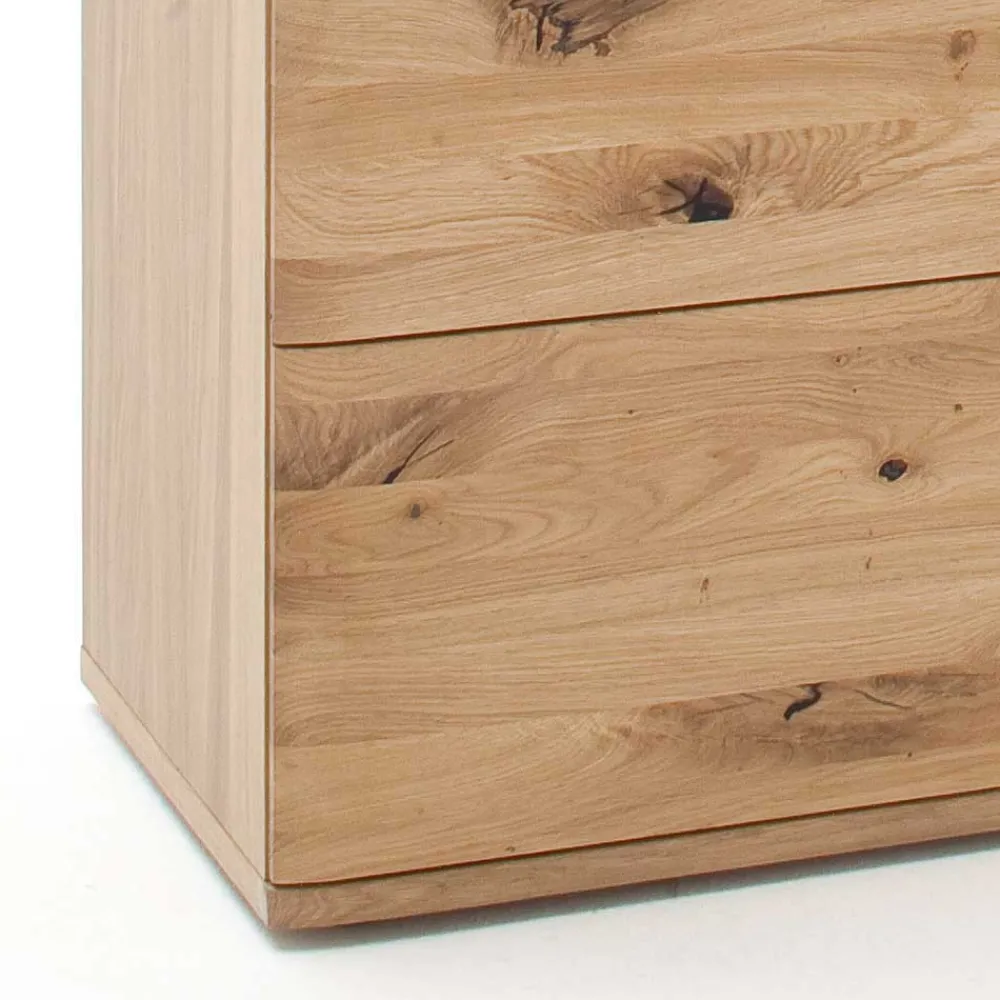 Wohnen Sideboards<Echtholz Sideboard in Eiche Bianco - Crokas