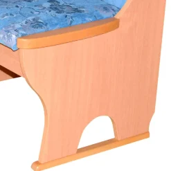Wohnen Sitzbank<Eckbank in Blau und Buche - Afrina