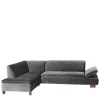 Wohnen Sofas<Eckcouch in Anthrazit mit Nussbaum Braun - Sevilaca