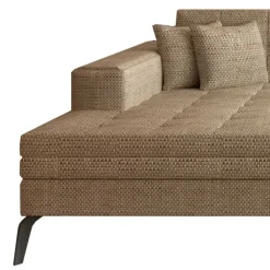 Wohnen Betten|Sofas<Eckcouch in Beige Strukturstoff - Karibia