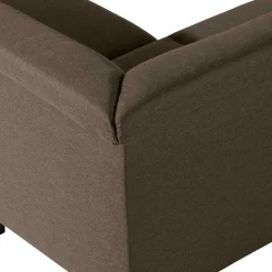 Wohnen Sofas<Eckcouch in Beigegrau mit Nussbaum - Abecra