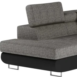 Wohnen Sofas<Eckcouch in Beigegrau und Schwarz - Itsuko