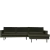 Wohnen Sofas<Eckcouch in Dunkelgrün Velvet - Mapel