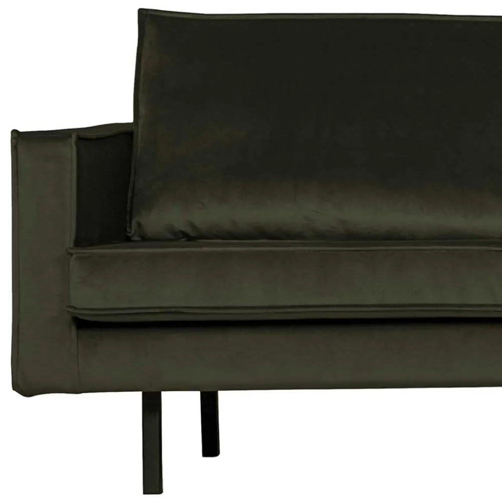 Wohnen Sofas<Eckcouch in Dunkelgrün Velvet - Mapel
