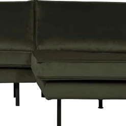 Wohnen Sofas<Eckcouch in Dunkelgrün Velvet - Mapel