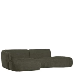 Wohnen Sofas<Eckcouch in Graugrün Webstoff - Grover