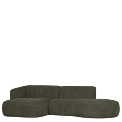 Wohnen Sofas<Eckcouch in Graugrün Webstoff - Grover