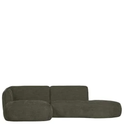 Wohnen Sofas<Eckcouch in Graugrün Webstoff - Grover