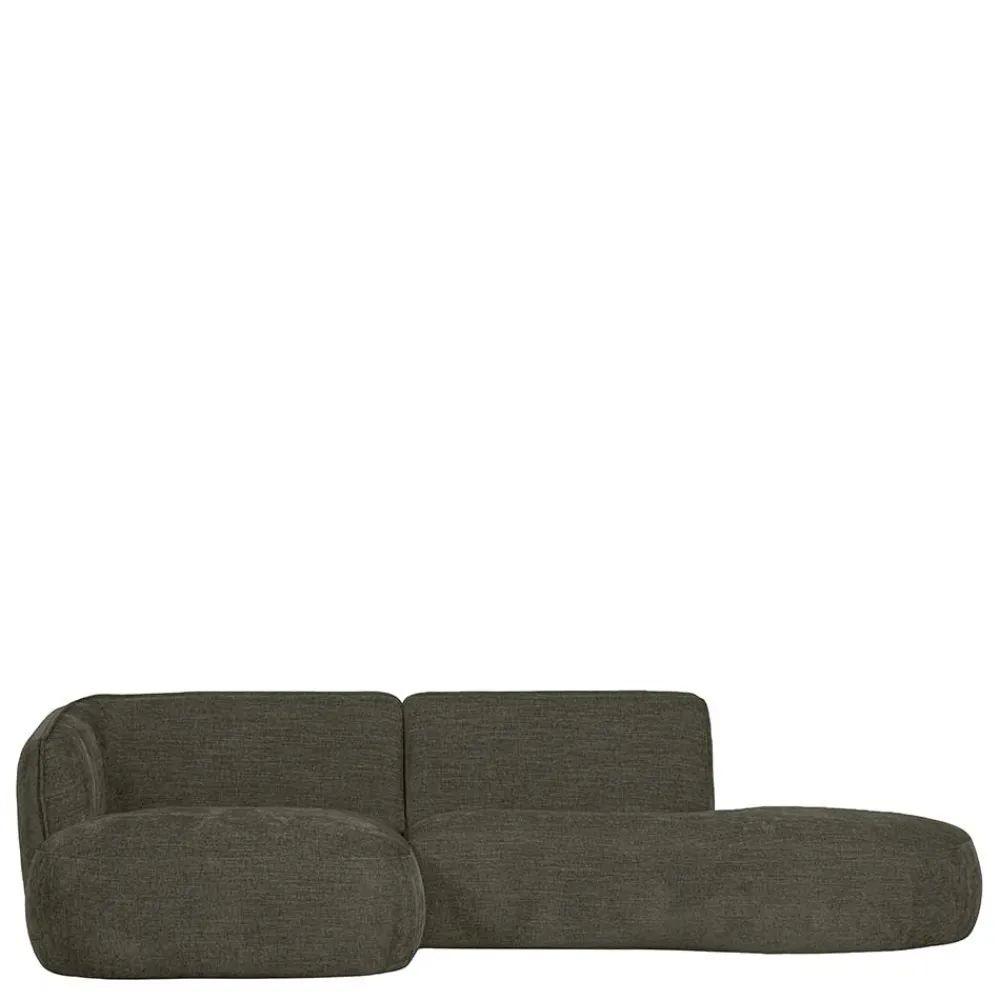 Wohnen Sofas<Eckcouch in Graugrün Webstoff - Grover