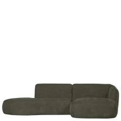Wohnen Sofas<Eckcouch in Graugrün Webstoff - Grover