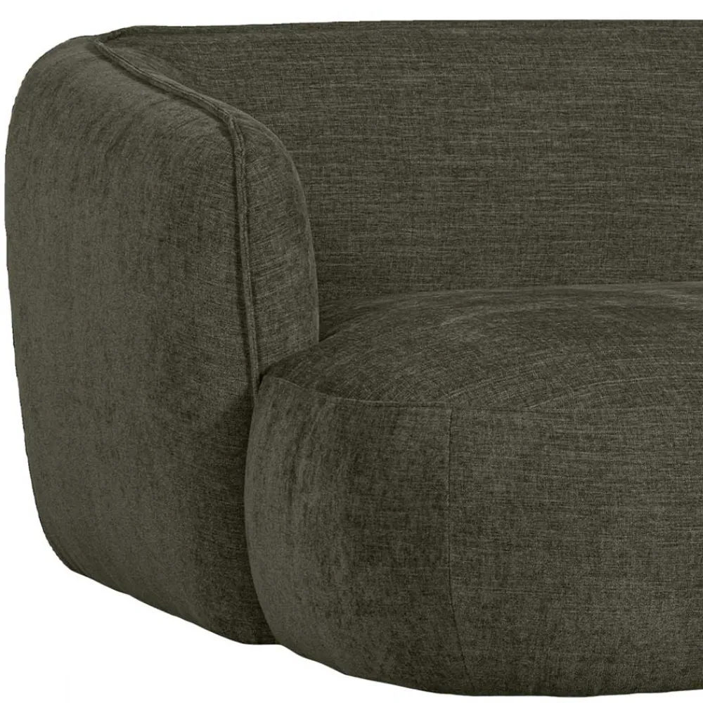 Wohnen Sofas<Eckcouch in Graugrün Webstoff - Grover