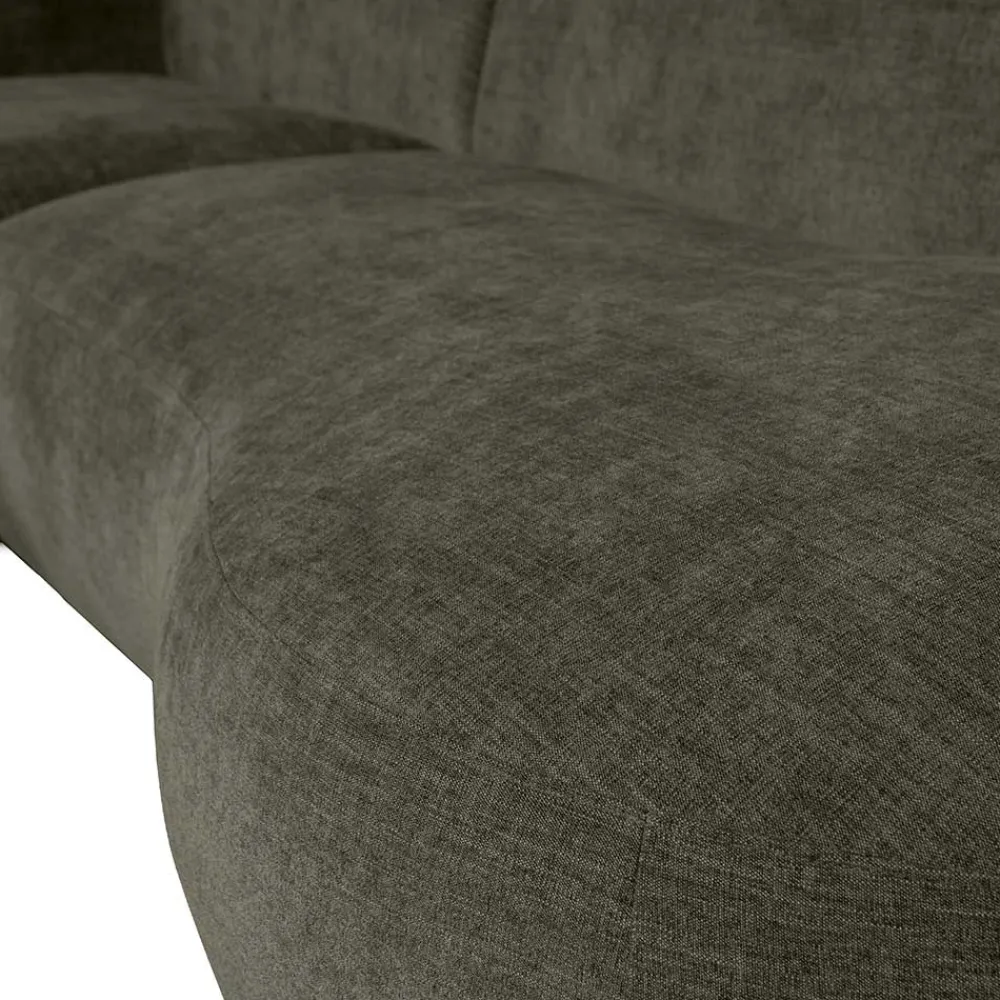 Wohnen Sofas<Eckcouch in Graugrün Webstoff - Grover