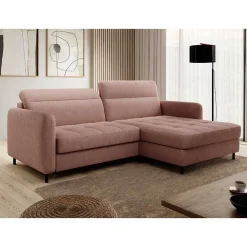 Wohnen Betten|Sofas<Eckcouch Schlafsofa in Altrosa - Drujano