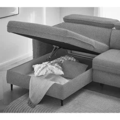 Wohnen Betten|Sofas<Eckcouch Schlafsofa in Altrosa - Drujano