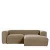 Wohnen Sofas<Eckcouch Sofalandschaft in Beige Chenille - Ruhnau
