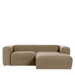 Wohnen Sofas<Eckcouch Sofalandschaft in Beige Chenille - Ruhnau