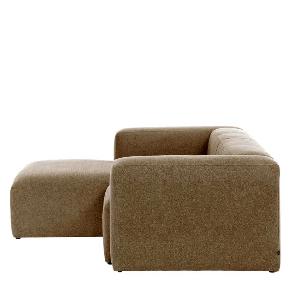 Wohnen Sofas<Eckcouch Sofalandschaft in Beige Chenille - Ruhnau