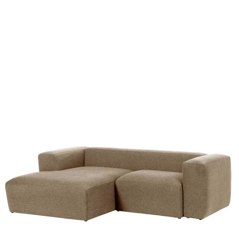 Wohnen Sofas<Eckcouch Sofalandschaft in Beige Chenille - Ruhnau