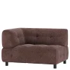 Wohnen Sofas<Eckelement mit Strukturstoff-Bezug in Mauve - Manilo