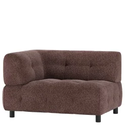 Wohnen Sofas<Eckelement mit Strukturstoff-Bezug in Mauve - Manilo