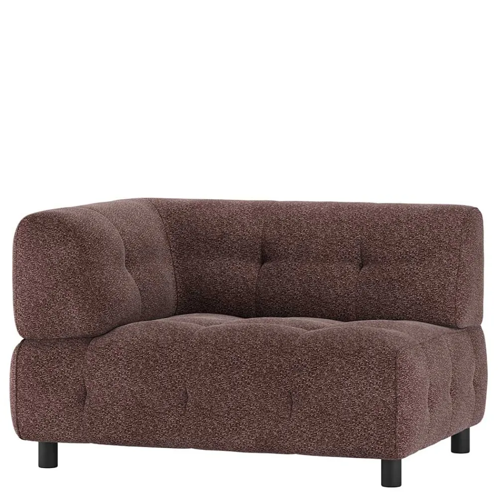 Wohnen Sofas<Eckelement mit Strukturstoff-Bezug in Mauve - Manilo