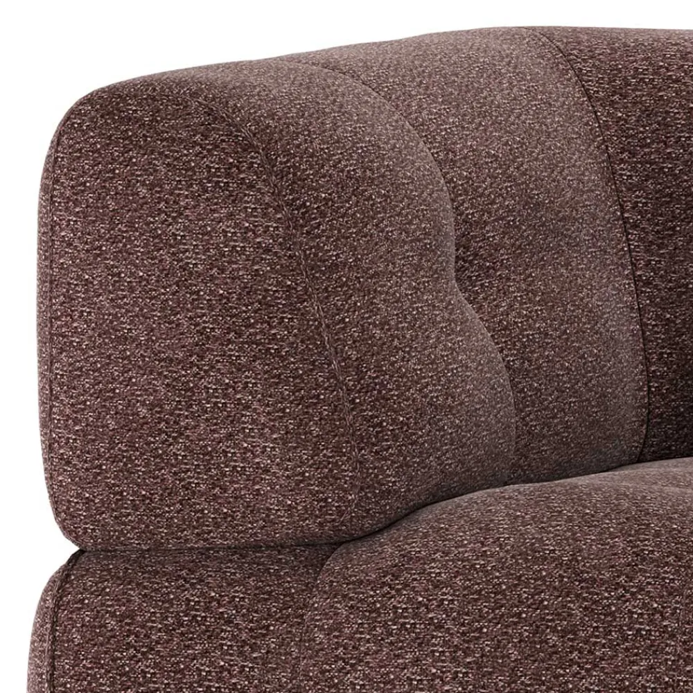 Wohnen Sofas<Eckelement mit Strukturstoff-Bezug in Mauve - Manilo