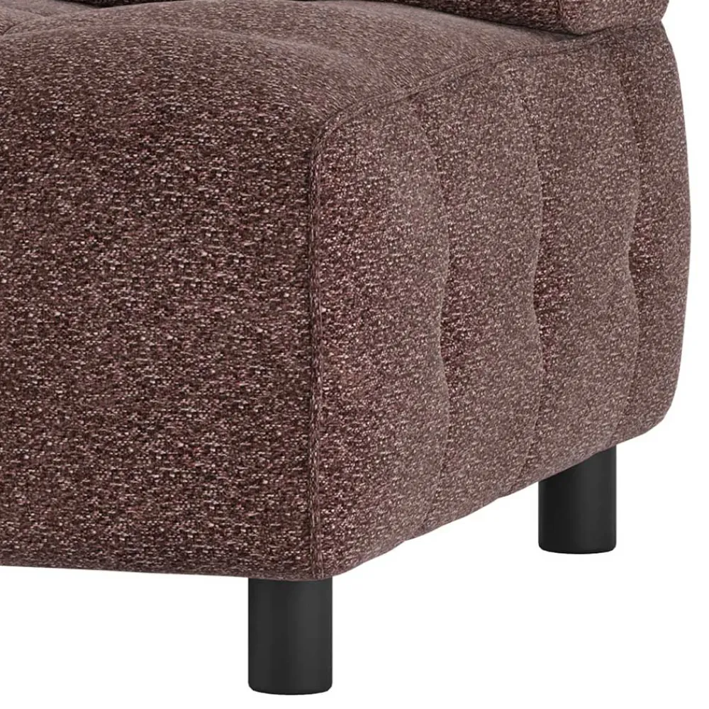 Wohnen Sofas<Eckelement mit Strukturstoff-Bezug in Mauve - Manilo