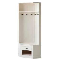 Wohnen Garderoben<Eckgarderobe in Weiß - Cianova