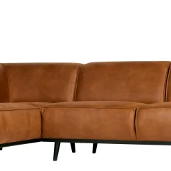 Wohnen Sofas<Eckgarnitur Ledercouch in Cognac - Liano