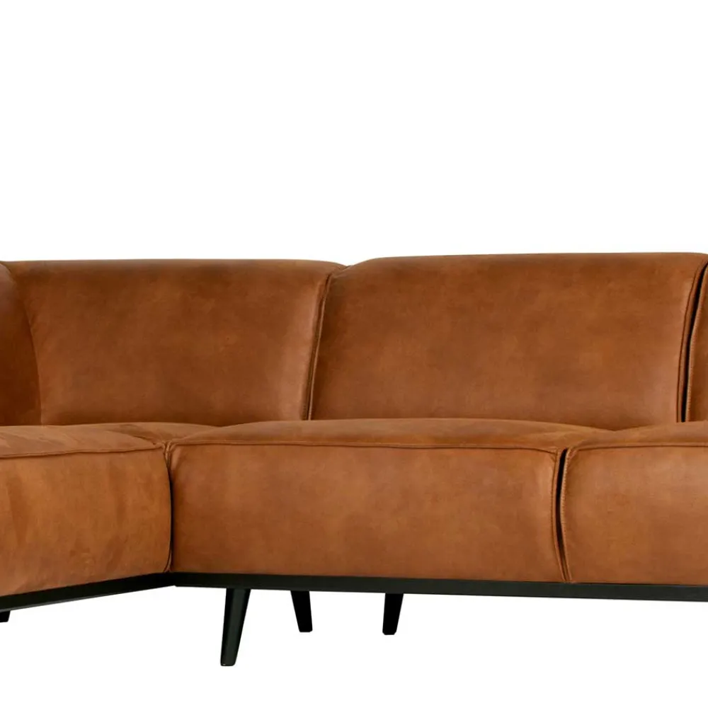 Wohnen Sofas<Eckgarnitur Ledercouch in Cognac - Liano