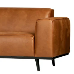 Wohnen Sofas<Eckgarnitur Ledercouch in Cognac - Liano