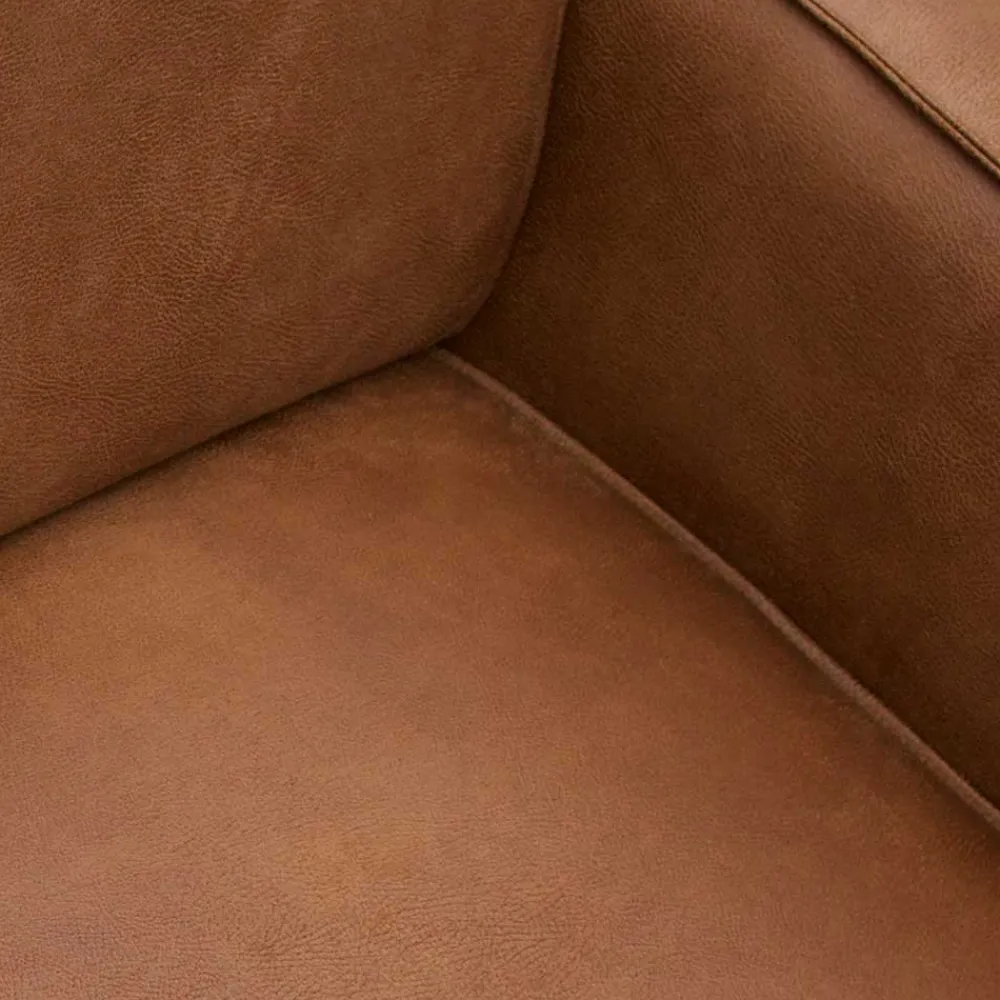 Wohnen Sofas<Eckgarnitur Ledercouch in Cognac - Liano