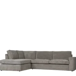 Wohnen Sofas<Ecksofa Hope aus Cord-Webstoff und Massivholz