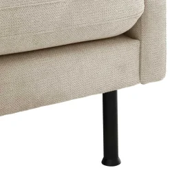 Wohnen Sofas<Ecksofa in Beige mit Schwarz - Roco