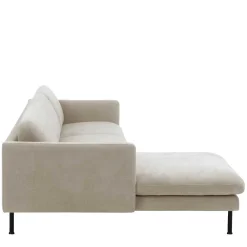 Wohnen Sofas<Ecksofa in Beige mit Schwarz - Roco