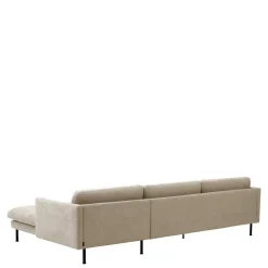 Wohnen Sofas<Ecksofa in Beige mit Schwarz - Roco