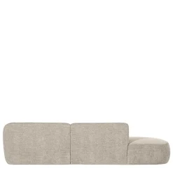 Wohnen Sofas<Ecksofa in Beige Webstoffbezug - Mauricios