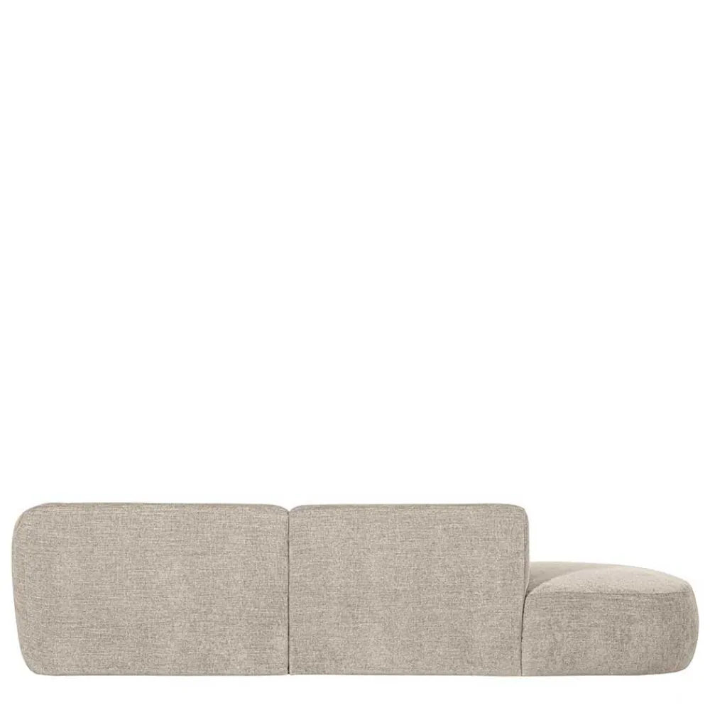 Wohnen Sofas<Ecksofa in Beige Webstoffbezug - Mauricios