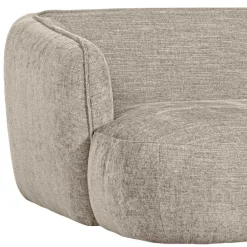 Wohnen Sofas<Ecksofa in Beige Webstoffbezug - Mauricios