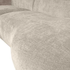 Wohnen Sofas<Ecksofa in Beige Webstoffbezug - Mauricios