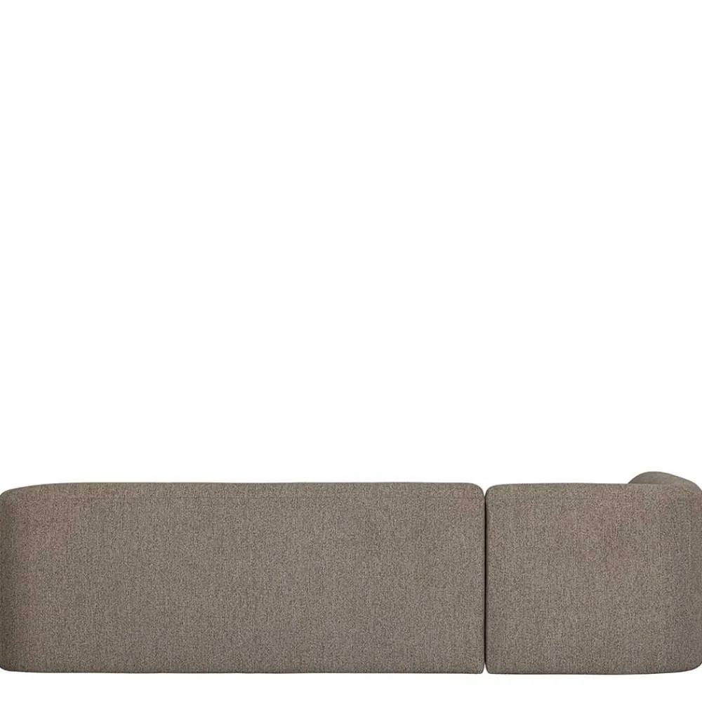 Wohnen Sofas<Ecksofa in Hellbraun Chenille Bezug - Acira