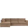 Wohnen Sofas<Ecksofa in Hellbraun Webstoff - Malott