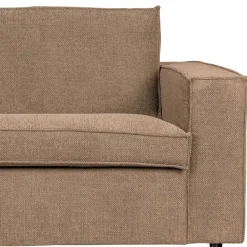 Wohnen Sofas<Ecksofa in Hellbraun Webstoff - Malott
