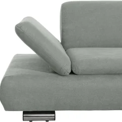 Wohnen Sofas<Ecksofa in Hellgrün mit Chrom - Nathan