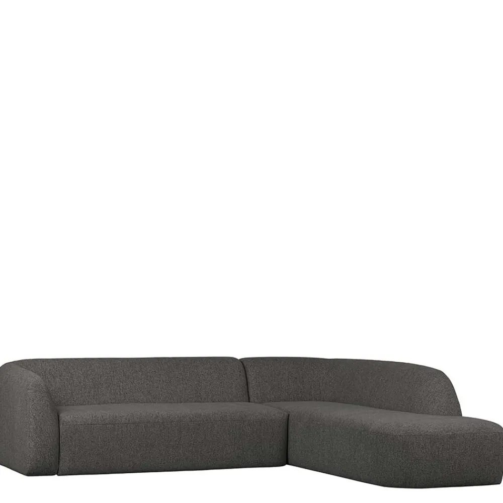 Wohnen Sofas<Ecksofa in Schwarzgrau Chenille - Barat
